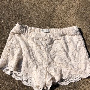 lace shorts